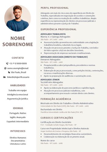 modelo currículo bege para sistemas ats word gratis